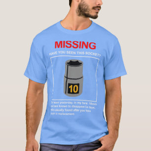 10 mm Sockel Vermisst haben Sie diesen Sockel gese T-Shirt