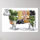 10 Möglichkeiten, weniger Fleisch zu essen Poster (Vorne)