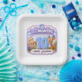 10 Monate Baby-Meilenstein-Explorer Pappteller (Party)