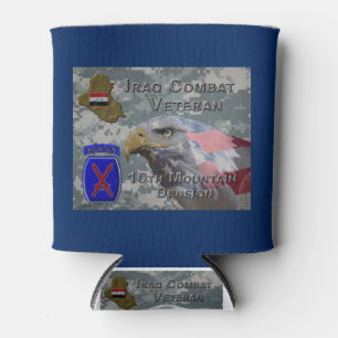 10. Mountain Div Iraq Combat Veteran Dosenkühler