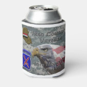 10. Mountain Div Iraq Combat Veteran Dosenkühler (Kanne Rückseite)