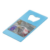 10. Mountain Div Iraq Combat Veteran Geldbeutel Flaschenöffner (Vorderseite Schrägansicht)