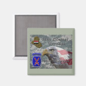 10. Mountain Div Iraq Combat Veteran Magnet (Vorderseite/Rückseite)