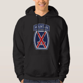 10. Mountain Division "Mountaineer" Abzeichen Hoodie