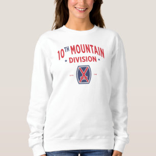 10. Mountain Division "Mountaineer" Abzeichen Sweatshirt