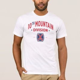 10. Mountain Division "Mountaineer" Abzeichen T-Shirt