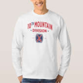 10. Mountain Division "Mountaineer" Abzeichen T-Shirt (Vorderseite)
