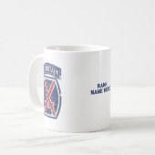 10. Mountain Division "Mountaineer" Grunge Kaffeetasse (Vorderseite Links)