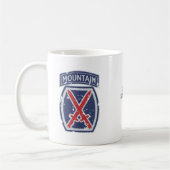 10. Mountain Division "Mountaineer" Grunge Kaffeetasse (Links)