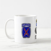 10. Mountain Division Ranger Im Flugzeug Vater Kaffeetasse (Links)