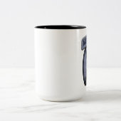 10. mtn Gebirgsabteilungsfort drum Zweifarbige Tasse (Mittel)