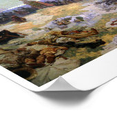 #10 Nach der Schlacht von Grunwald, Mucha Poster (Ecke)