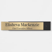 10" Office Door Signs Name Plate Imitate Gold Türschild (Vorderseite )