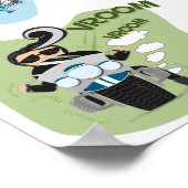 10 Onomatopoetische Wörter für Poesie und Alltagsg Poster (Ecke)