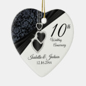 10. Onyx Foto Hochzeit Jubiläum mit Foto Keramikornament (Rechts)
