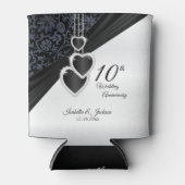 10. Onyx Hochzeitstag Dosenkühler (Vorderseite)