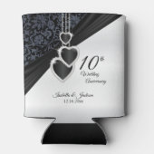 10. Onyx Hochzeitstag Dosenkühler (Rückseite)