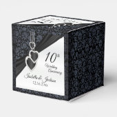 10. Onyx Hochzeitstag Geschenkschachtel (Rückseite)