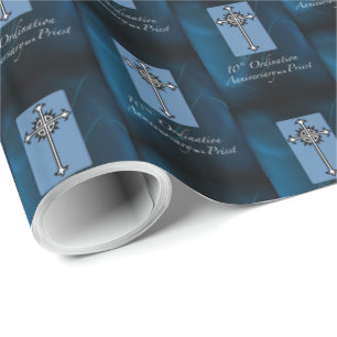 10. Ordination Jahrestag des Priesters Geschenkpapier