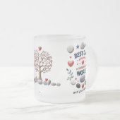 10 oz Mattiertes Glas personalisierte Umarmung Mattglastasse (VorderseiteRechts)