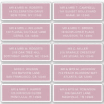 10 Party mit individueller Gastadresse Hochzeit