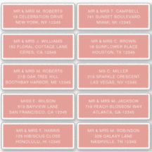 10 Party mit individueller Gastadresse Hochzeit