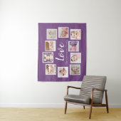 10 Personalisierte Liebe für Fotovorlagen Wandteppich (Beispiel)