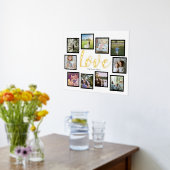 10 Personalisierte Liebe in FotoCollage Foliendrucke (Ablage(Küche))