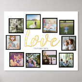 10 Personalisierte Liebe in FotoCollage Foliendrucke (Vorderseite)