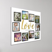 10 Personalisierte Liebe in FotoCollage Foliendrucke (Ablage )