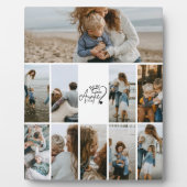 10 Personalized Best Aunt Photo Collage Fotoplatte (Vorderseite)