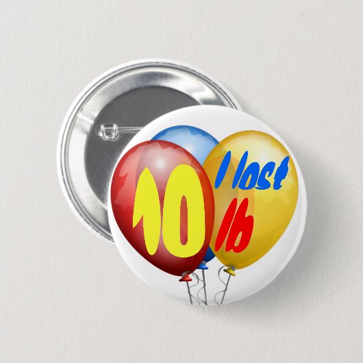 10 Pfund Button (Vorne & Hinten)
