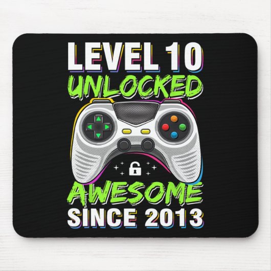 10 Phantastisch seit 2013 10. Geburtstag Gamin Mousepad (Vorne)
