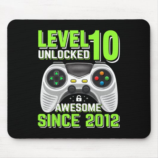 10 Phantastisches 2012 Videospiel 10. Geburtstag Mousepad (Vorne)