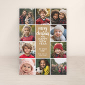 10 Photo Border - Merry Christmas HNY Simple Feiertagskarte