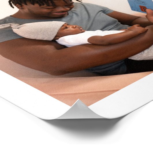 10 Photo Collage Personalized Poster (Ecke)