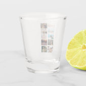 10 Photo Collage Schnapsglas (Rückseite)