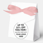 10 Pink Bow Fevor Boxen 25% Rabatt auf Bulk kaufen Geschenkschachtel (Vorderseite)