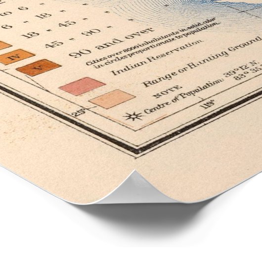 10 Population 1870 Poster (Ecke)