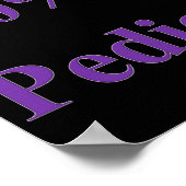 10 % Preisnachlass für Pediküre Poster (Ecke)