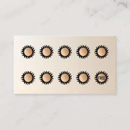 10 Punch Spray Tan Besuchen Sie die Kundenloyalty Treuekarte