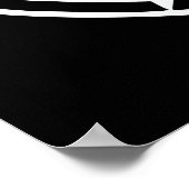 10 PUNKTE STAR GEOMETRIC WALL DRUCKEN. POSTER (Ecke)