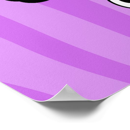 10% Rabatt auf Verkauf, Lila Verkaufszeichen, Einz Poster (Ecke)