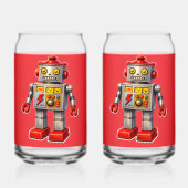 10 robot red glass can de dosenglas (Vorderseite)