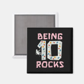 10 Rocks Kletter Mädchen sein Magnet (Vorderseite/Rückseite)