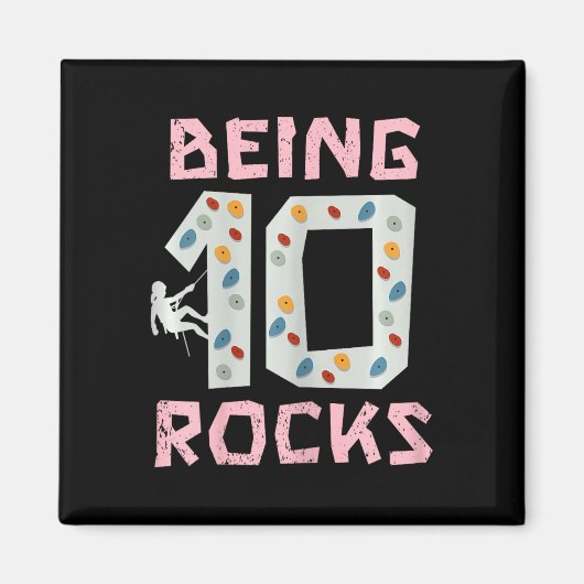10 Rocks Kletter Mädchen sein Magnet (Vorne)