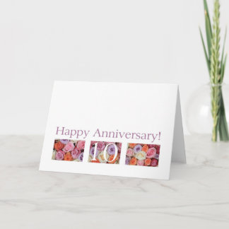 10. Rose zum Hochzeitstag Karte
