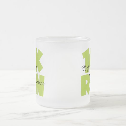 10 Run Spring Green Mattglastasse (Mittel)