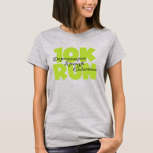10 Run Spring Green T-Shirt (Vorderseite)