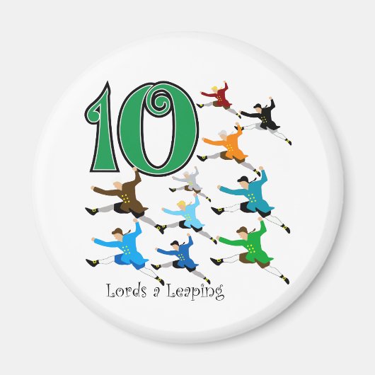 10 Schnüre springen Magnet (Vorne)